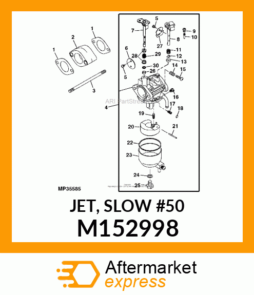 JET, SLOW #50 M152998