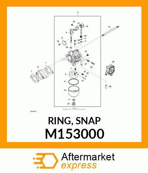 RING, SNAP M153000