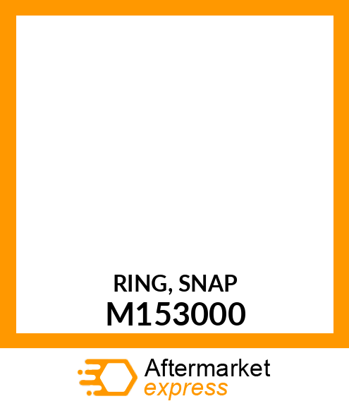 RING, SNAP M153000