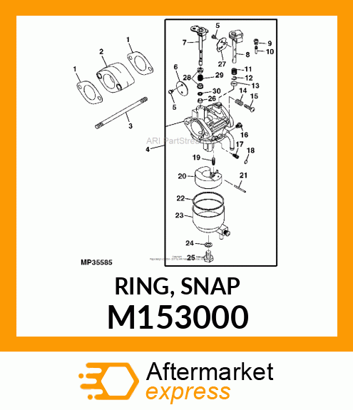 RING, SNAP M153000