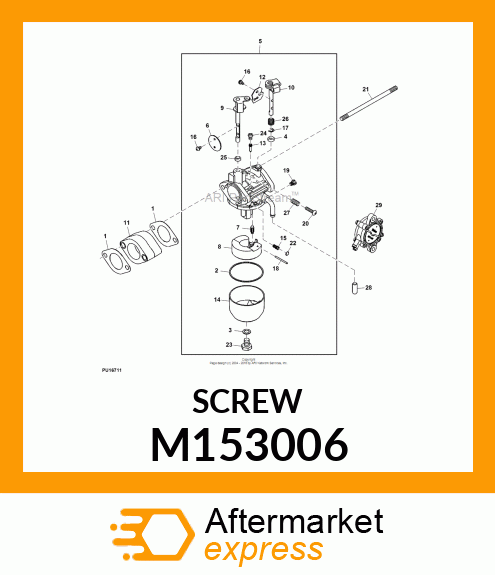 SCREW M153006