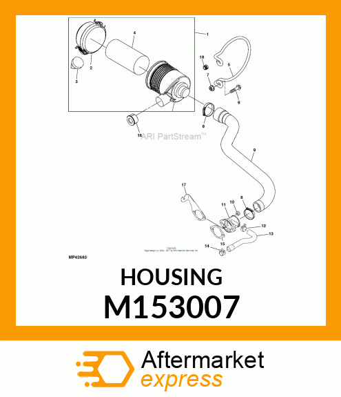 PIPE, INTAKE M153007