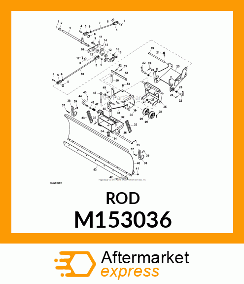 ROD, INNER IMP LIFT, CP M153036