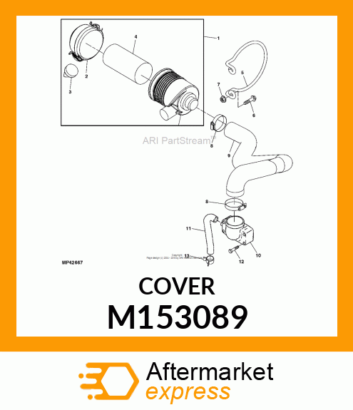 PIPE, INTAKE M153089