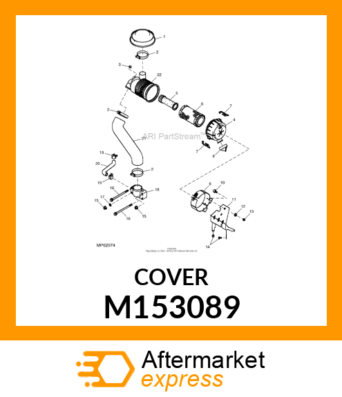 PIPE, INTAKE M153089