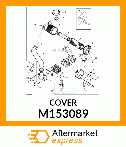 PIPE, INTAKE M153089