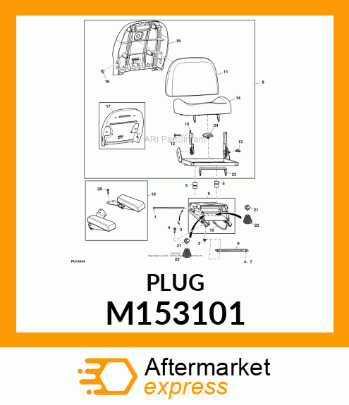 RETAINER, SPRING M153101