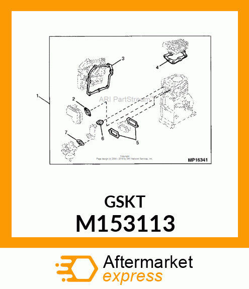 CARBURETOR GASKET M153113