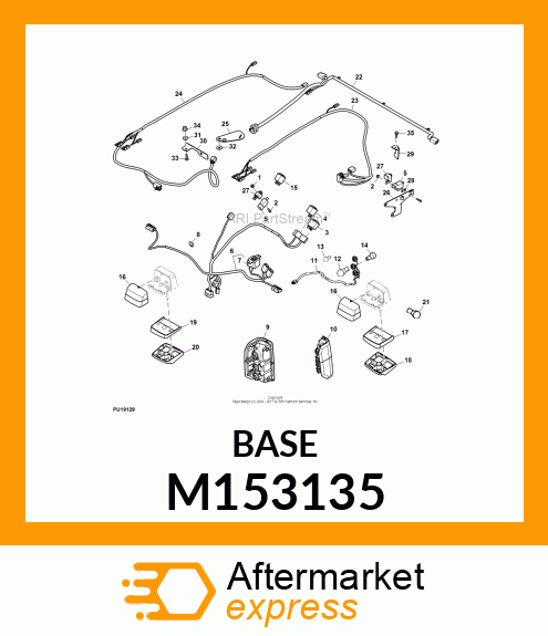 BASE, ADAPTER LH M153135