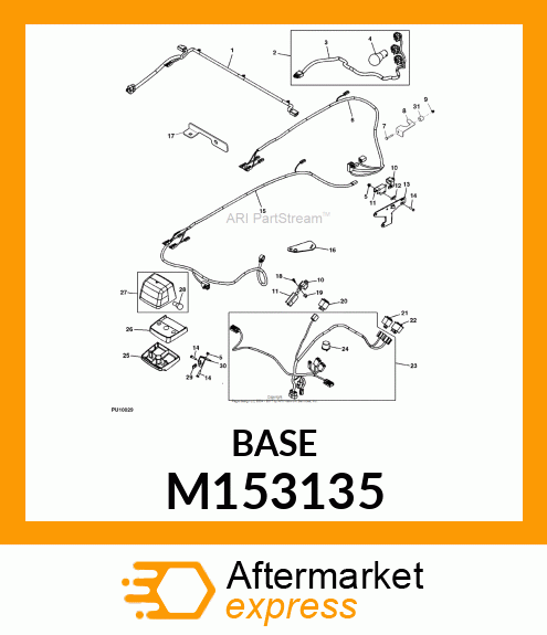 BASE, ADAPTER LH M153135