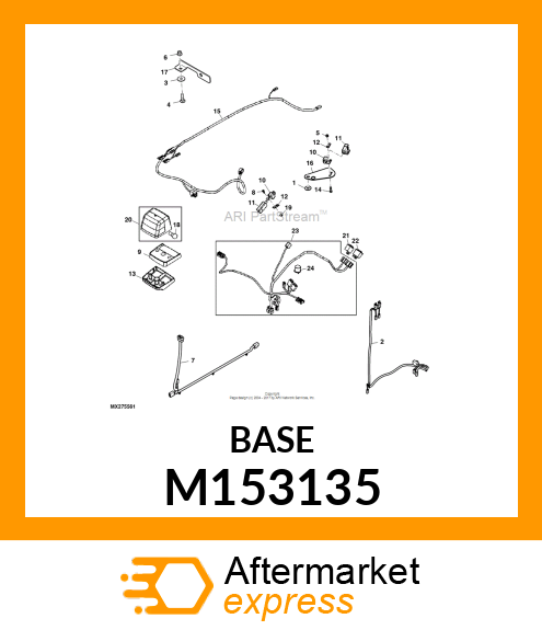 BASE, ADAPTER LH M153135