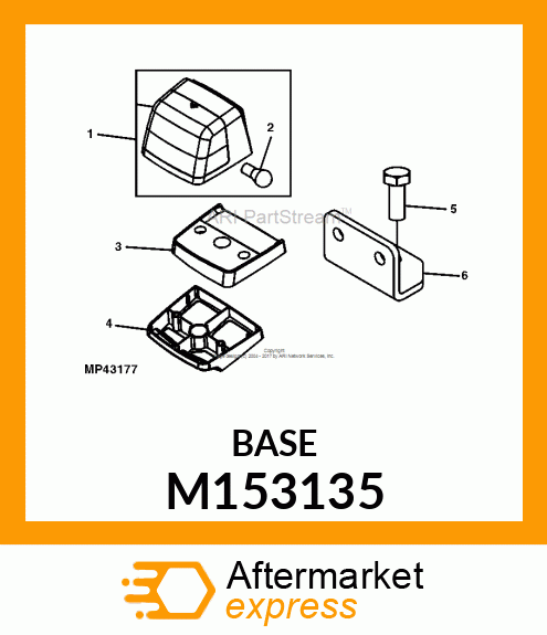 BASE, ADAPTER LH M153135