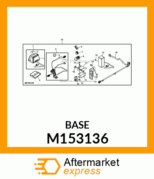 BASE, ADAPTER RH M153136