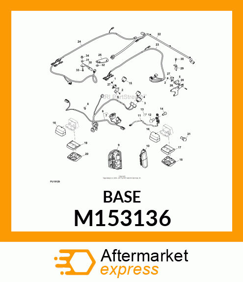 BASE, ADAPTER RH M153136