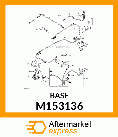 BASE, ADAPTER RH M153136