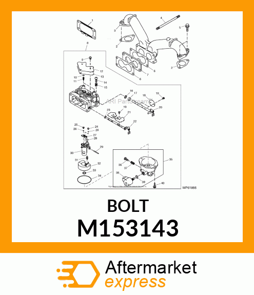 CHOKE SHAFT, CARBURETOR M153143