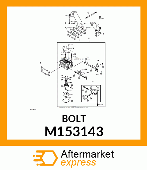 CHOKE SHAFT, CARBURETOR M153143