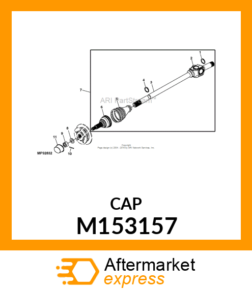 CAP, HUB M153157