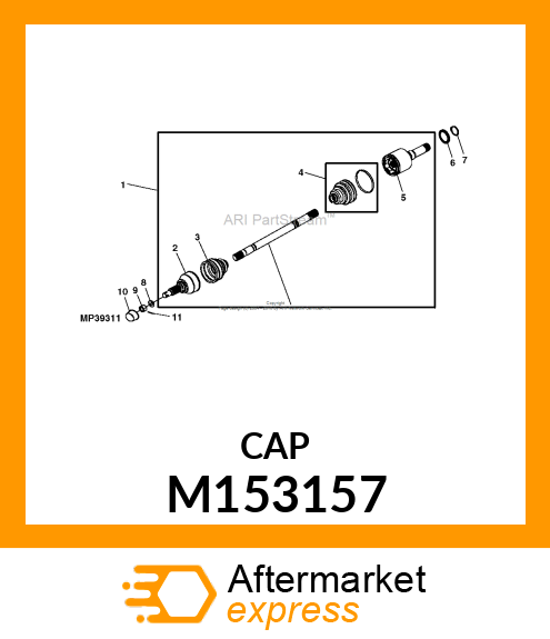 CAP, HUB M153157