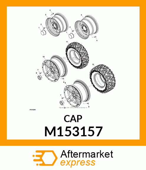 CAP, HUB M153157