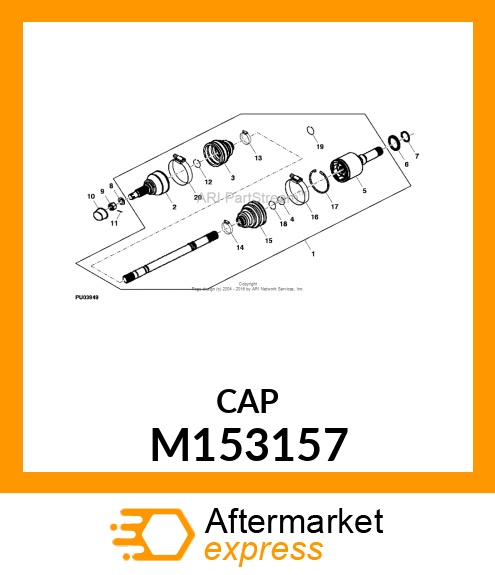 CAP, HUB M153157