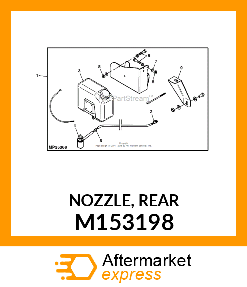 NOZZLE, REAR M153198