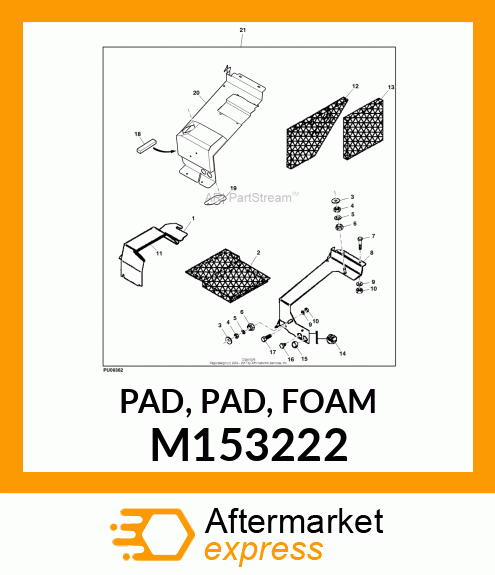 PAD, PAD, FOAM M153222