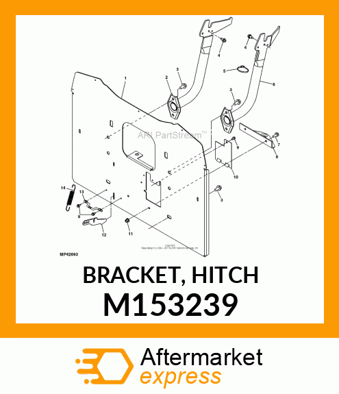 BRACKET, HITCH M153239