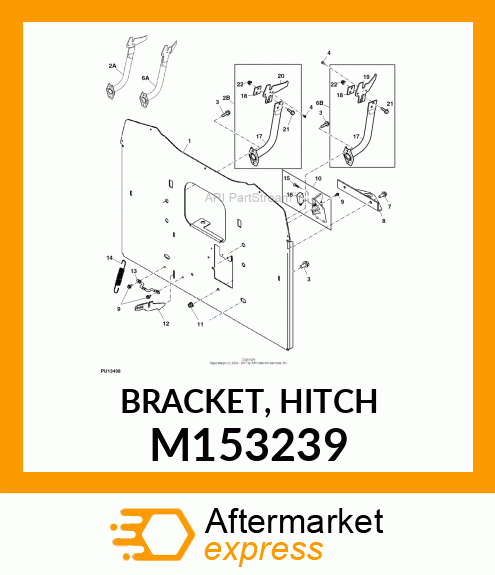 BRACKET, HITCH M153239