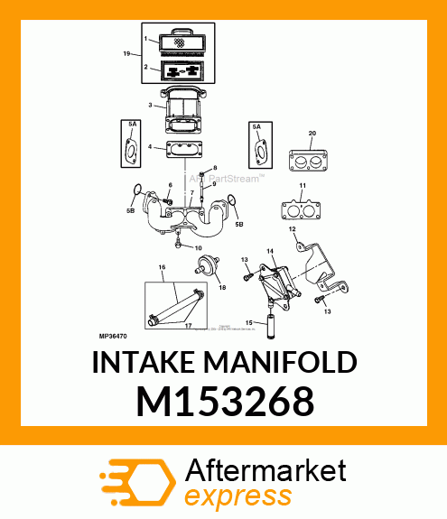 INTAKE MANIFOLD M153268