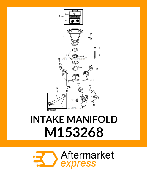 INTAKE MANIFOLD M153268