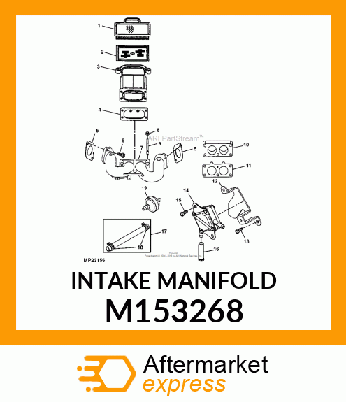 INTAKE MANIFOLD M153268