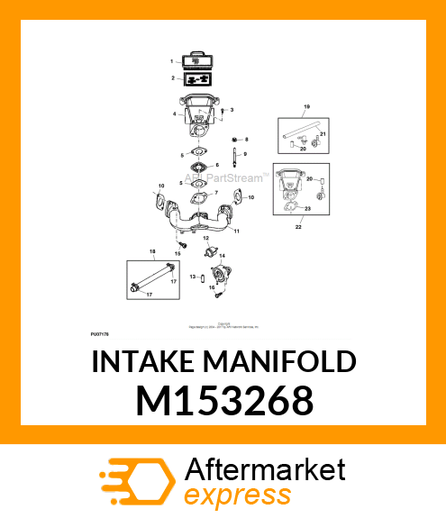 INTAKE MANIFOLD M153268