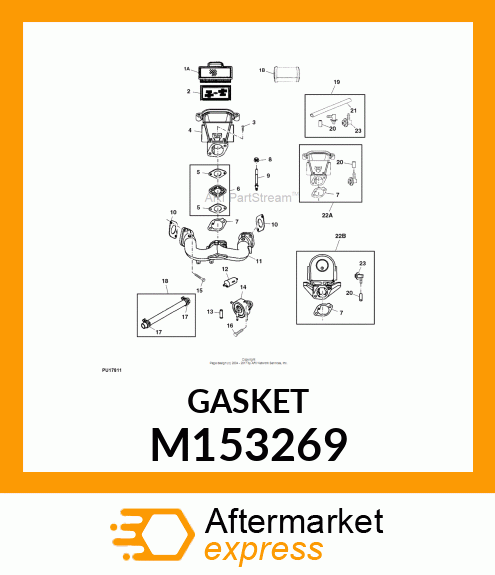 GASKET, INTAKE M153269