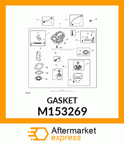 GASKET, INTAKE M153269