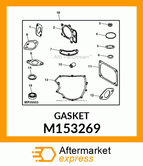 GASKET, INTAKE M153269