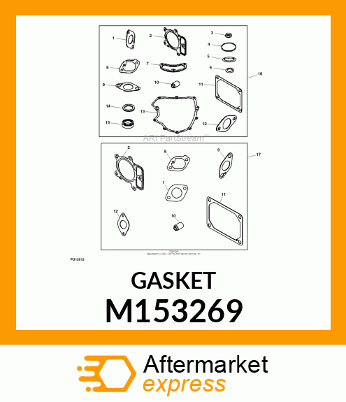 GASKET, INTAKE M153269