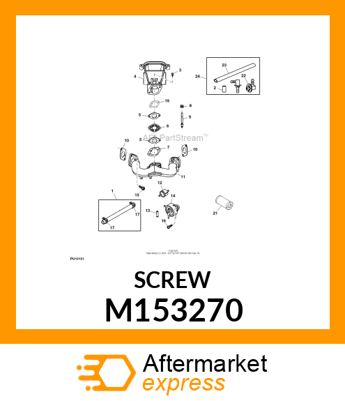 SCREW,HEX WAH HEAD W/RECESS 6 M153270