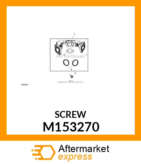 SCREW,HEX WAH HEAD W/RECESS 6 M153270