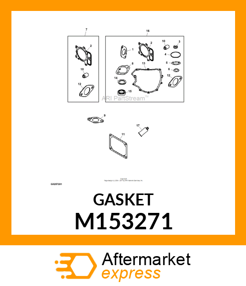 GASKET, INTAKE M153271