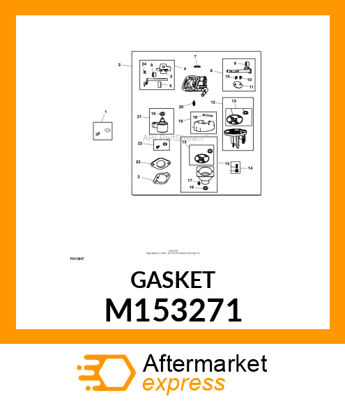 GASKET, INTAKE M153271