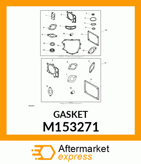 GASKET, INTAKE M153271