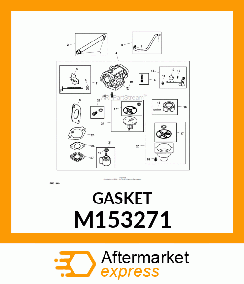 GASKET, INTAKE M153271