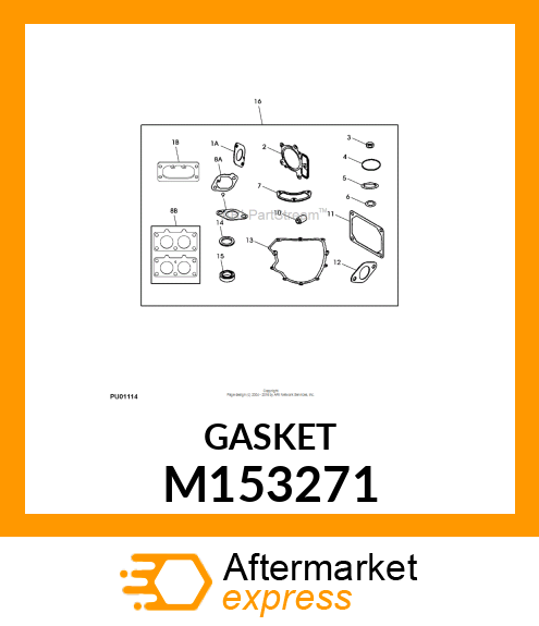 GASKET, INTAKE M153271