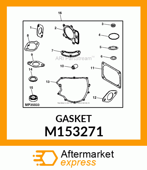 GASKET, INTAKE M153271