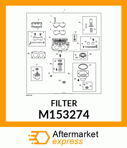 SEAL, THROTTLE SHAFT M153274