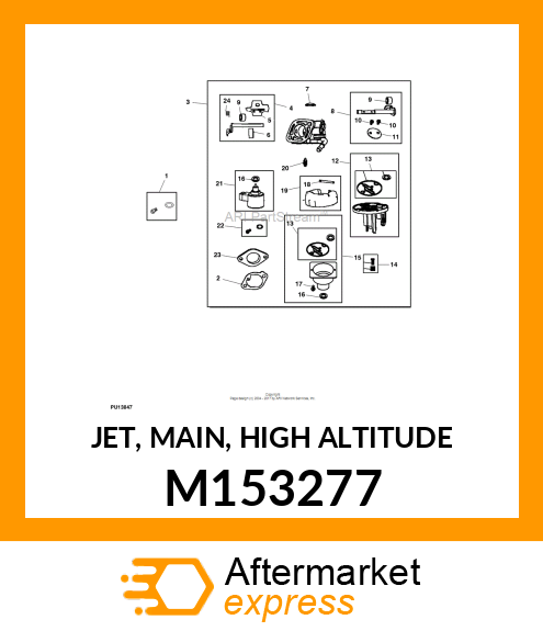 JET, MAIN, HIGH ALTITUDE M153277