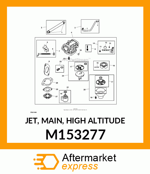 JET, MAIN, HIGH ALTITUDE M153277