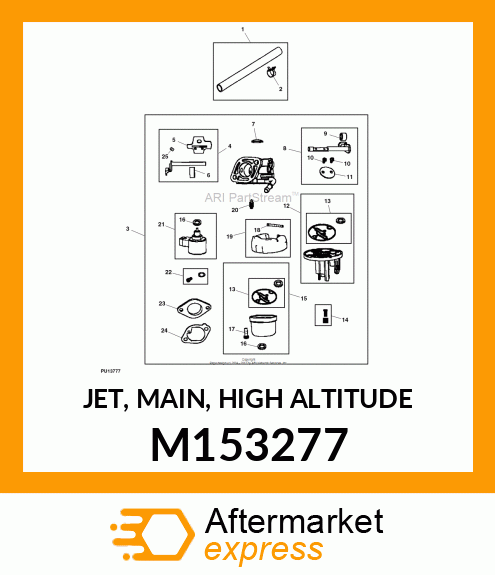 JET, MAIN, HIGH ALTITUDE M153277