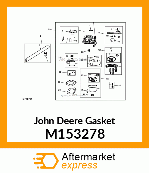 GASKET, FLOAT BOWL M153278